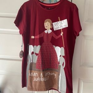 Piccolina women’s shirt large Susan b Anthony